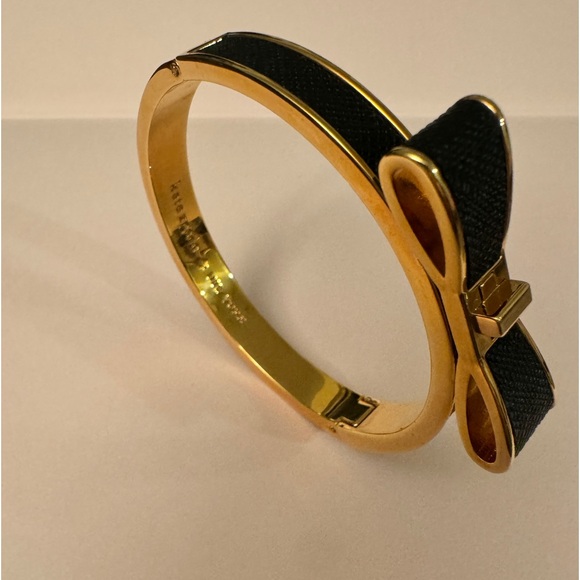 Kate Spade New York Leather Bow Bangle - Picture 2 of 3